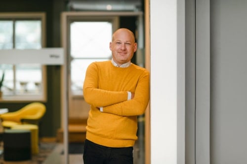 Half body portrait of employee Anders Palmgren