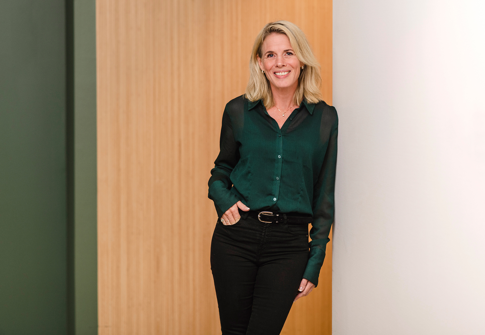 Halvkroppsporträtt av medarbetaren Anneli Modigh